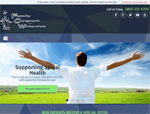 Tablet Screenshot of chiro-ct.com